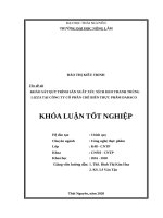 Khảo sát quy trình sản xuất xúc xích heo thanh trùng lizza tại công ty tại công ty cổ phần chế biến thực phẩm dabaco  