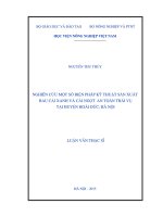 Luận văn thạc sĩ nghiên cứu một số biện pháp kỹ thuật sản xuất rau cải xanh và cải ngọt an toàn trái vụ tại huyện hoài đức hà nội 