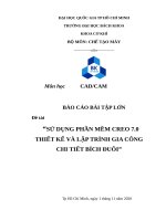 ĐHBK HƯỚNG DẪN LẬP TRÌNH GIA CÔNG TRÊN CREO