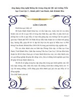 Tiểu luận cuối khóa CBQL ứng dụng công nghệ thông tin trong công tác ql tại trường tiểu học cam lộc 2 , thành phố cam ranh, tỉnh khánh hòa 