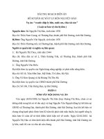 HỒ sơ dân sự số 07 LY hôn NGUYỆT  hảo