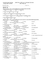 the written test No 1