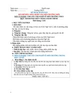 giáo án ngữ văn lớp 6 (học kỳ 1) sách chân trời sáng tạo