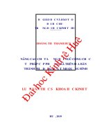 Nâng cao chất lượng đội ngũ công chức tư pháp cấp phường xã trên địa bàn thành phố đồng hới tỉnh quảng bình 