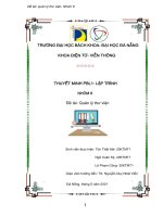 Source code chương trình quản lý thư viện dùng C++