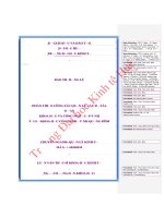 Hoàn thiện công tác quản lý các đề tài dự án khoa học và công nghệ cấp tỉnh tại sở khoa học công nghệ tỉnh quảng bình 