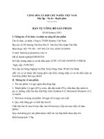 Mẫu tự công bố sản phẩm cá ngừ đóng hộp