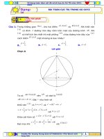 Dạng 50 bài toán cực trị oxyz chua tham số  thỏa đk cho trước 