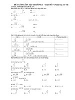 de cuong on tap chuong I dai 9