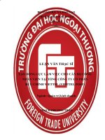 Tạo động lực làm việc cho cán bộ nhân viên tại Tổng công ty Cổ phần Bưu chính Viettel Chi nhánh Ba Đình.