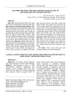 Đặc điểm lâm sàng, hình ảnh X quang và một số yếu tố liên quan đến tổn thương khớp gối