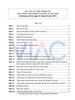 Quy tắc tố tụng trọng tài VIAC