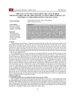 Thiết kế và tổ chức hoạt động học trải nghiệm trong dạy học chủ đề “Sinh trưởng và phát triển ở động vật” (Sinh học 11) theo định hướng giáo dục Stem