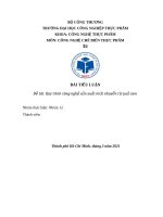 Quy trình công nghệ sản xuất mứt nhuyễn từ quả cam