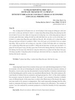 Vi phạm hợp đồng hiệu quả dưới góc độ kinh tế và pháp lý