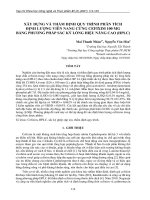Xây dựng và thẩm định quy trình phân tích định lượng viên nang cứng cefixim 100 mg bằng phương pháp sắc ký lỏng hiệu năng cao (HPLC)