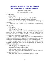Giáo án môn Sinh 6, bộ Kết nối tri thức với cuộc sống (trọn bộ cả năm, chất lượng)