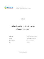 Phân tích BCTC công ty Viettel Post