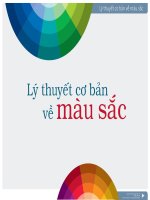 Giáo Trình Lý thuyết cơ bản về màu sắc của Trường Cao Đẳng Quốc Tế Kent TPHCM