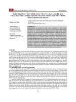 Thực trạng và một số đề xuất nhằm nâng cao hiệu quả thực hiện chuẩn hiệu trưởng trường Trung học phổ thông ở thành phố Hải Phòng