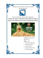 NGHIÊN cứu HÀNH VI TIẾP NHẬN THÔNG điệp của KHÁCHHÀNG về sản PHẨM TRÀ SEN VÀNG của HIGHLAND COFFEE 