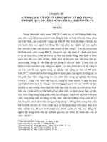 BÀI GIẢNG CHUYÊN đề   CHÍNH SÁCH xã hội và CÔNG BẰNG xã hội TRONG THỜI kỳ QUÁ độ lên CHỦ NGHĨA xã hội