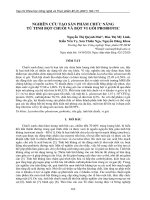 Nghiên cứu tạo sản phẩm chức năng từ tinh bột chuối và bột vi gói probiotic