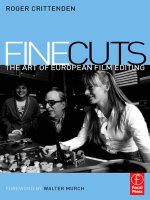 Fine cuts the art of european film editing bằng tiếng anh 100%