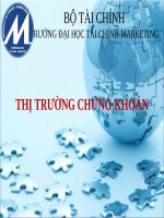 SLIDE THUYẾT TRÌNH THỊ TRƯỜNG CHỨNG KHOÁN THÂU TÓM DOANH NGHIỆP