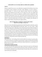 Một số khó khăn về động từ trong tiếng Pháp đối với người học ngoại ngữ