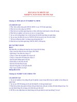 BÀI TẬP CÓ ĐÁP ÁN NGHIỆP VỤ NGÂN HÀNG THƯƠNG MẠI