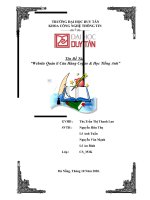 Tên đề tài website quản lí cửa hàng coffee và học tiếng anh 