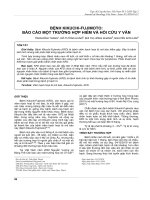 Bệnh Kikuchi-Fujimoto: Báo cáo một trường hợp hiếm và hồi cứu y văn