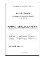 Nghiên cứu thiết kế bộ lọc số trong hệ thống đo lường trên công nghệ FPGA