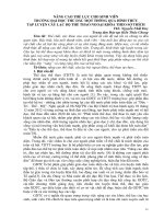 Nâng cao thể lực cho sinh viên trường Đại học Thủ Dầu Một thông qua hình thức tập luyện câu lạc bộ thể thao ngoại khóa theo sở thích