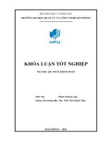 Khóa luận hoàn thiện công tác kế toán thanh toán với người mua, người bán tại công ty TNHH nông sản việt phát 
