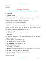 Giáo án phương pháp mới giáo án toán 6 sách chân trời sáng tạo học kì 2 