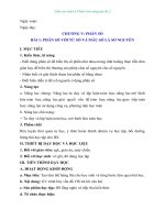 Giáo án toán lớp 6 (học kỳ 2) sách chân trời sáng tạo