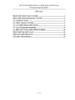 Sáng kiến kinh nghiệm THCS: Một vài kinh nghiệm kiểm tra và đánh giá học sinh lớp 6 qua các dạng bài tập trắc nghiệm Tiếng Anh