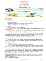 Giáo án GDCD 6 sách cánh diều bài 9 tiết kiệm 