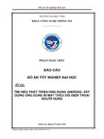 Tìm hiểu phát triển ứng dụng android, xây dựng ứng dụng bí mật theo dõi điện thoại người dùng 