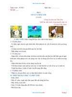 Giáo án môn văn 6 bài 2 gõ cửa trái tim sách kết nối tri thức 