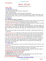 Giáo án GDCD 6 sách cánh diều bài 5 tự lập 