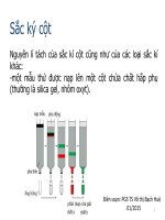 KIỂM NGHIỆM bài sắc ký cột