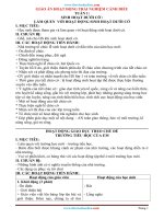 Giáo án hoạt động trải nghiệm lớp 1 sách cánh diều học kỳ 1 