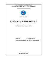 Khóa luận hoàn thiện công tác kế toán vốn bằng tiền tại công ty TNHH MTV điện lực hải phòng – điện lực lê chân 