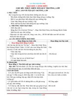 Giáo án môn đạo đức lớp 1 sách cánh diều học kỳ 1 