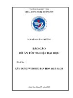 Xây dựng website bán hoa quả sạch 