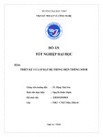 Thiết kế và lắp đặt hệ thống điện thông minh 