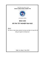 Tìm hiểu và xây dựng website thương mại điện tử kí gửi đồ cổ bằng mã nguồn mở opencart 